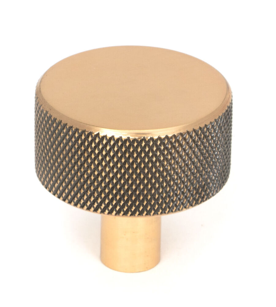 From The Anvil Polished Bronze Brompton Cabinet Knob - 32mm (No rose)