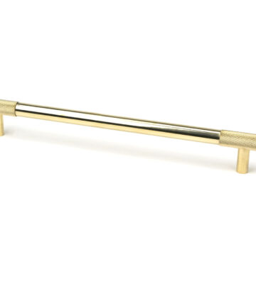 From The Anvil Polished Brass Half Brompton Pull Handle – Large