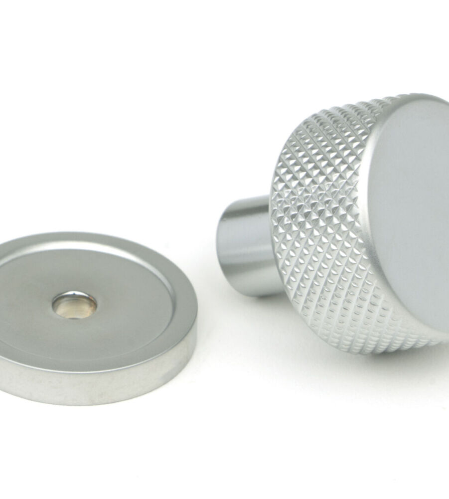 From The Anvil Satin Chrome Brompton Cabinet Knob - 25mm (Plain) - Image 3