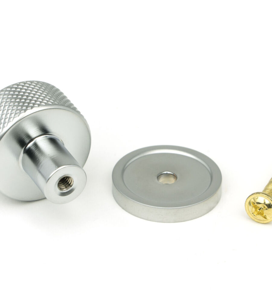 From The Anvil Satin Chrome Brompton Cabinet Knob - 25mm (Plain) - Image 5