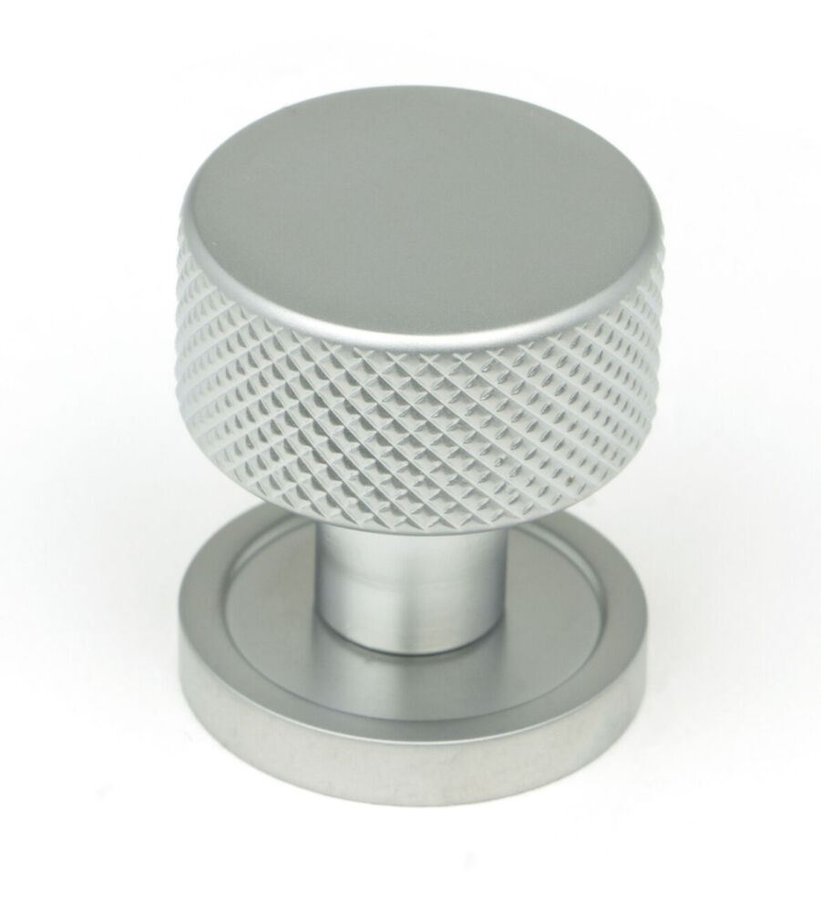 From The Anvil Satin Chrome Brompton Cabinet Knob - 25mm (Plain)