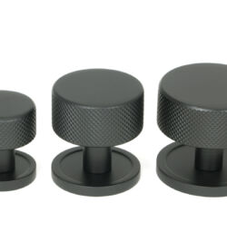 From The Anvil Matt Black Brompton Cabinet Knob - 32mm (Plain) - Image 6