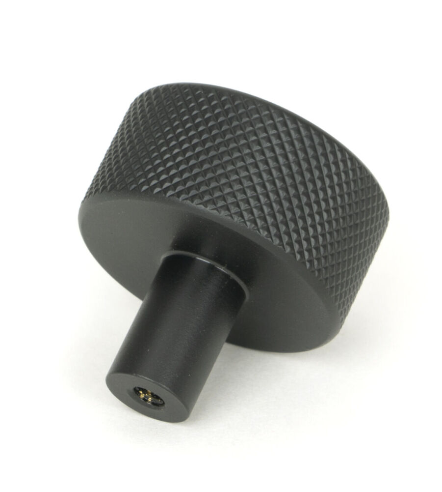 From The Anvil Matt Black Brompton Cabinet Knob - 32mm (No rose) - Image 4