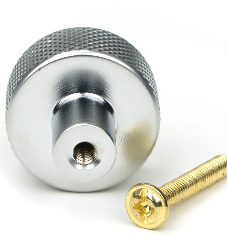 From The Anvil Satin Chrome Brompton Cabinet Knob - 25mm (No rose) - Image 5