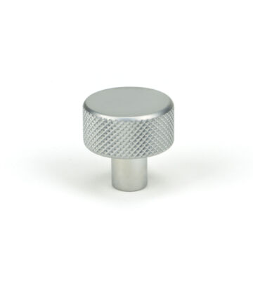 From The Anvil Satin Chrome Brompton Cabinet Knob – 25mm (No rose)