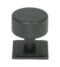 From The Anvil Matt Black Brompton Cabinet Knob - 32mm (Square)