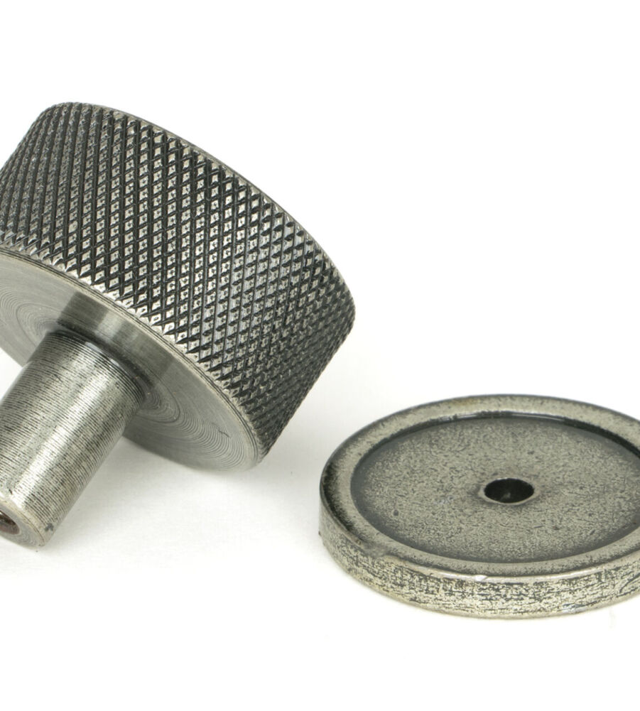 From The Anvil Pewter Brompton Cabinet Knob - 32mm (Plain) - Image 4