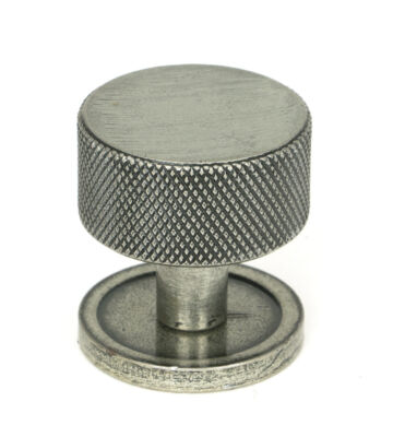 From The Anvil Pewter Brompton Cabinet Knob – 32mm (Plain)