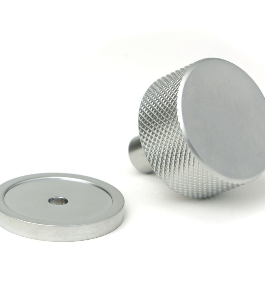 From The Anvil Satin Chrome Brompton Cabinet Knob - 32mm (Plain) - Image 3