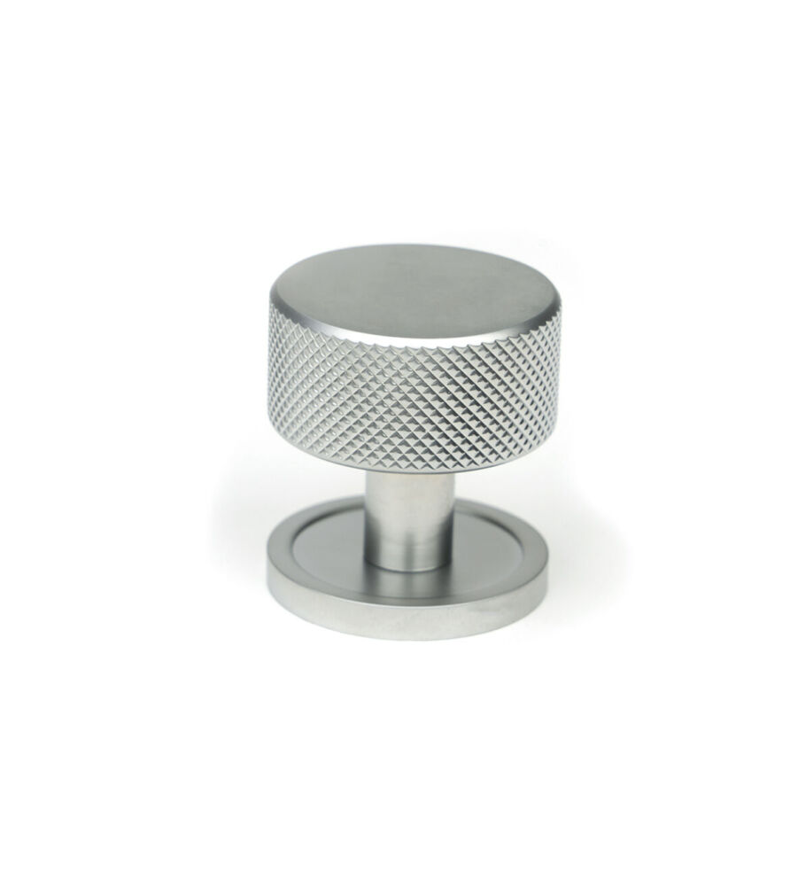 From The Anvil Satin Chrome Brompton Cabinet Knob - 32mm (Plain)