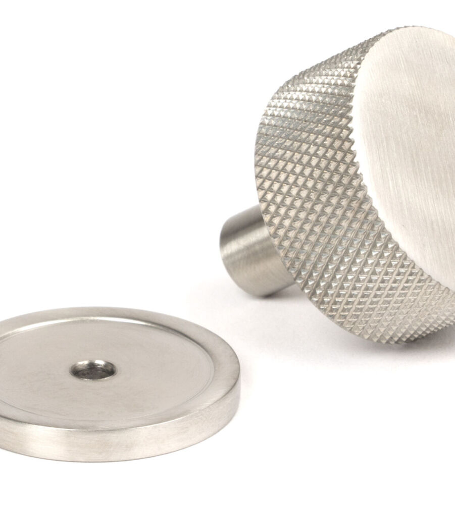 From The Anvil Satin SS (304) Brompton Cabinet Knob - 32mm (Plain) - Image 3