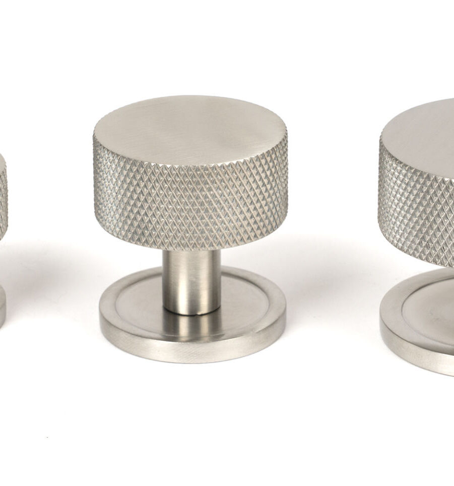 From The Anvil Satin SS (304) Brompton Cabinet Knob - 32mm (Plain) - Image 6