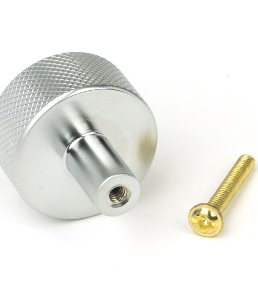 From The Anvil Satin Chrome Brompton Cabinet Knob - 32mm (No rose) - Image 4