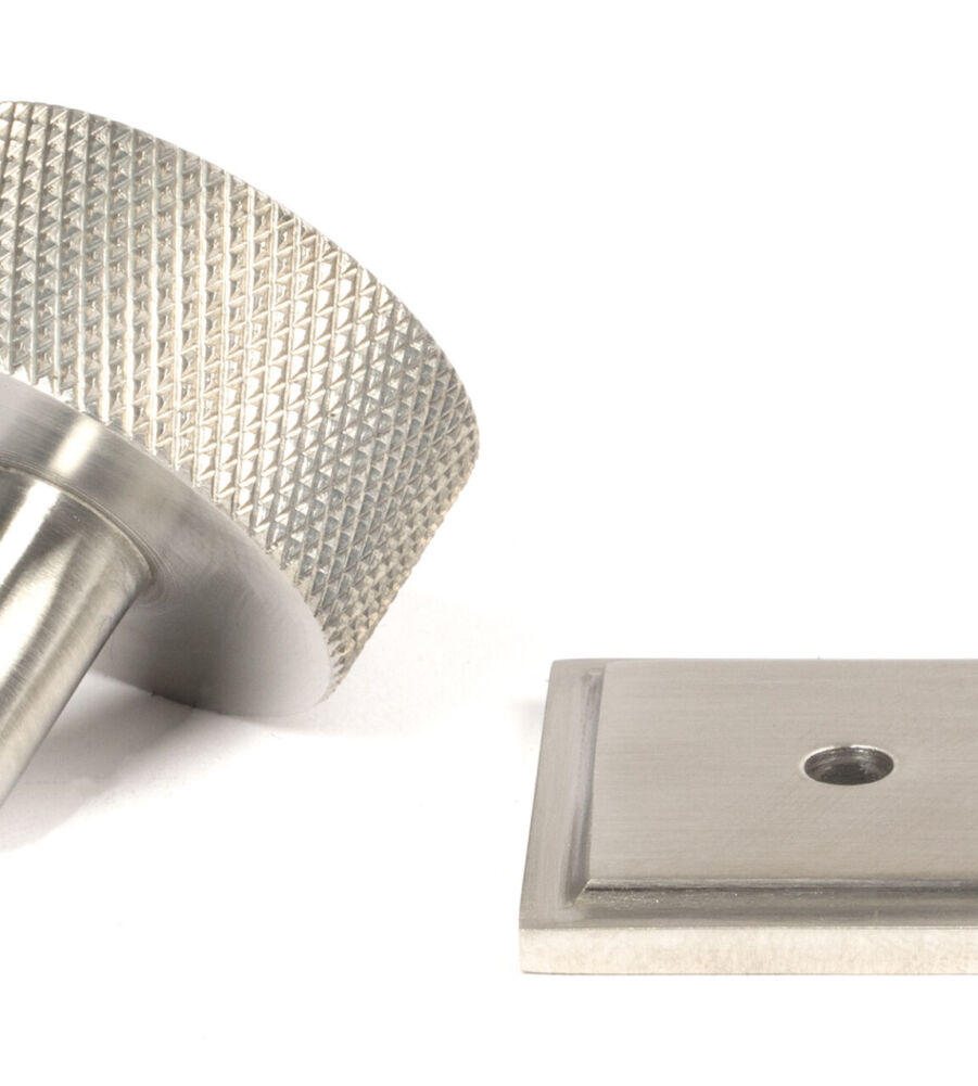From The Anvil Satin SS (304) Brompton Cabinet Knob - 32mm (Square) - Image 4