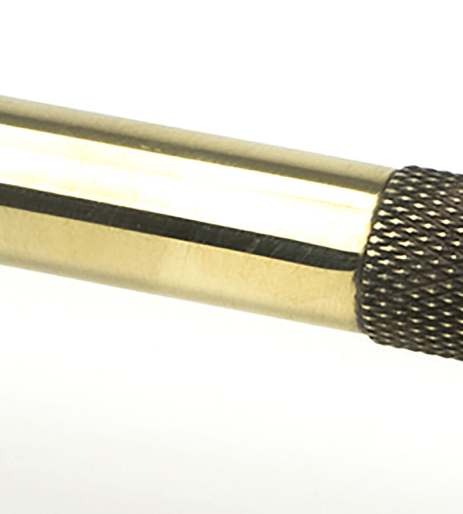 From The Anvil Aged Brass Half Brompton Pull Handle - Small - Image 4