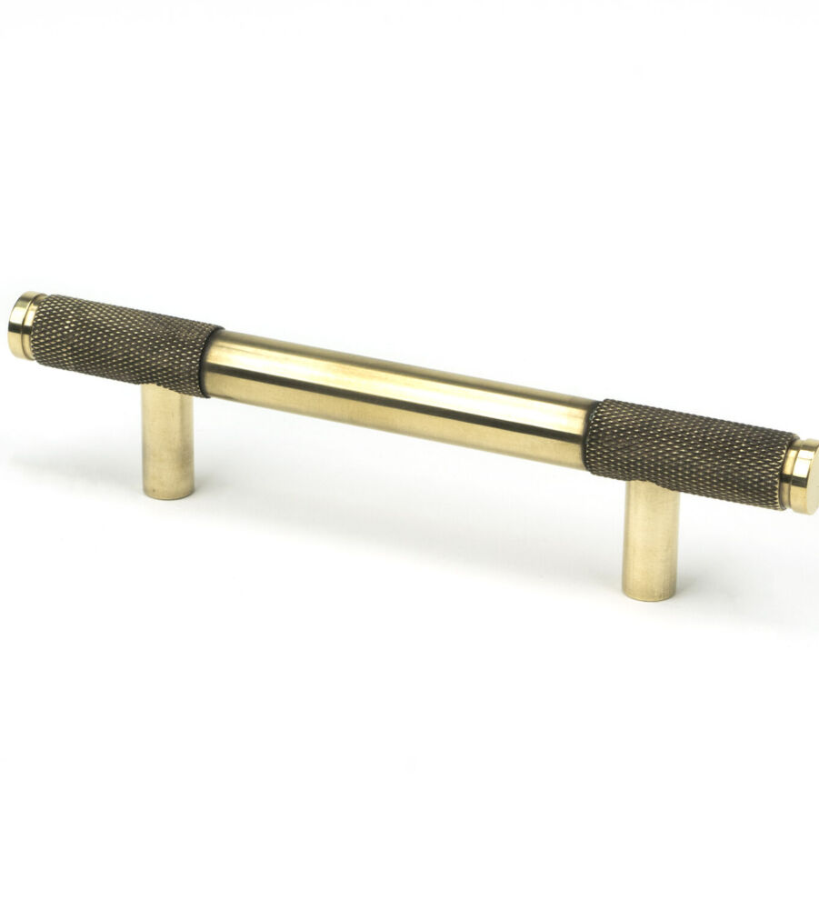 From The Anvil Aged Brass Half Brompton Pull Handle - Small