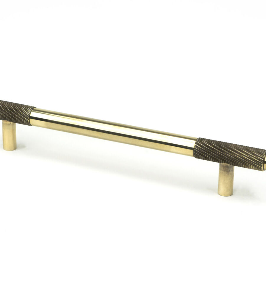 From The Anvil Aged Brass Half Brompton Pull Handle - Medium