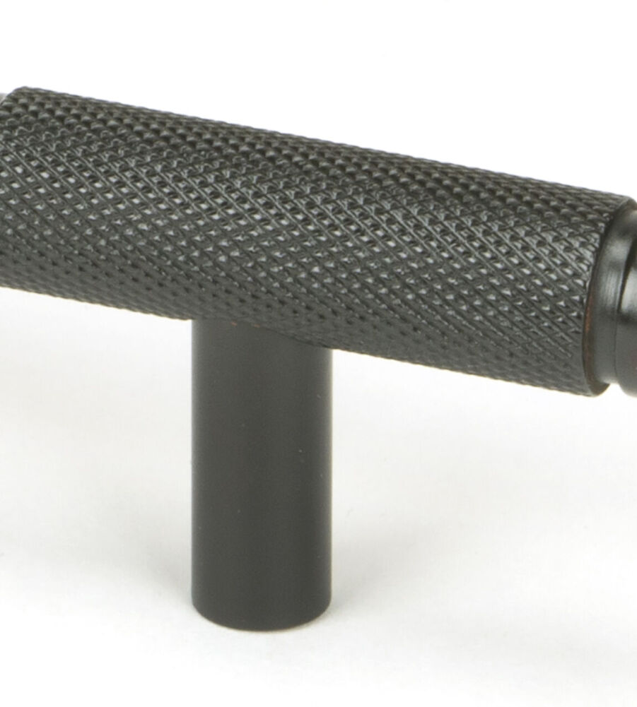 From The Anvil Aged Bronze Half Brompton Pull Handle - Small - Image 3