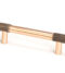 From The Anvil Polished Bronze Half Brompton Pull Handle - Small