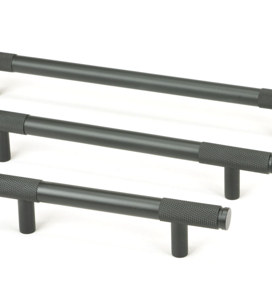 From The Anvil Matt Black Half Brompton Pull Handle - Small - Image 6