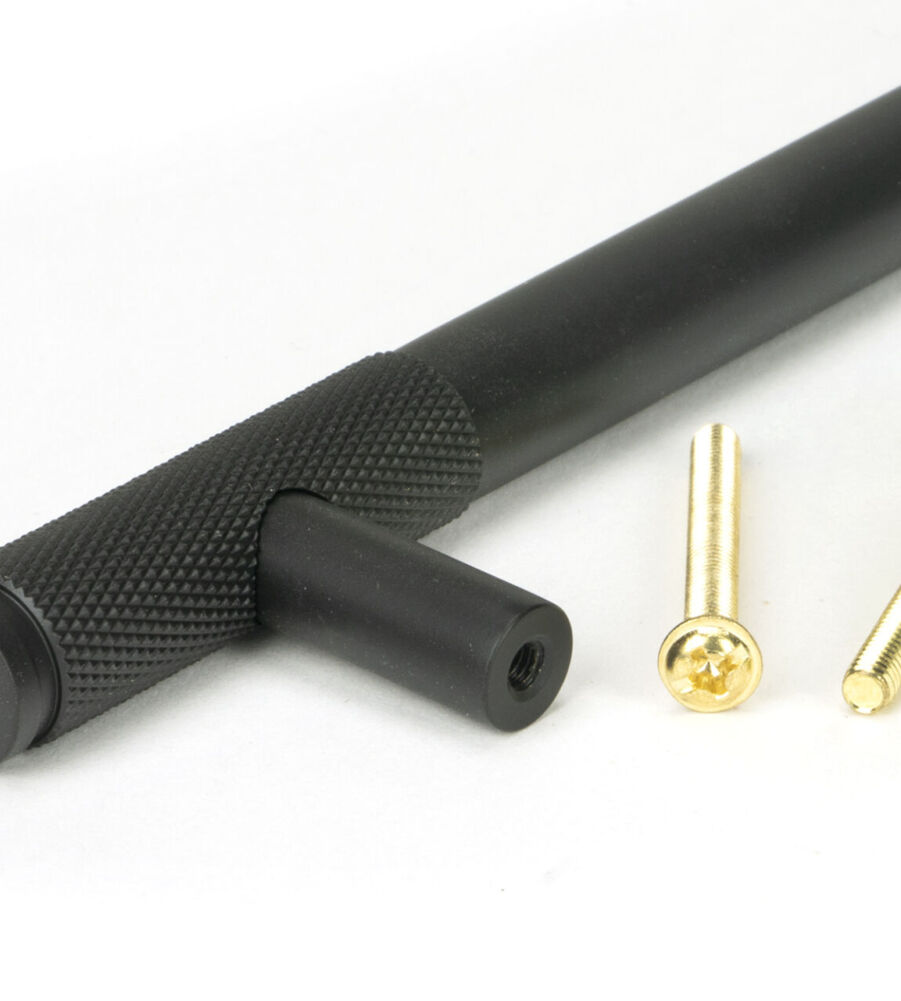 From The Anvil Matt Black Half Brompton Pull Handle - Medium - Image 5