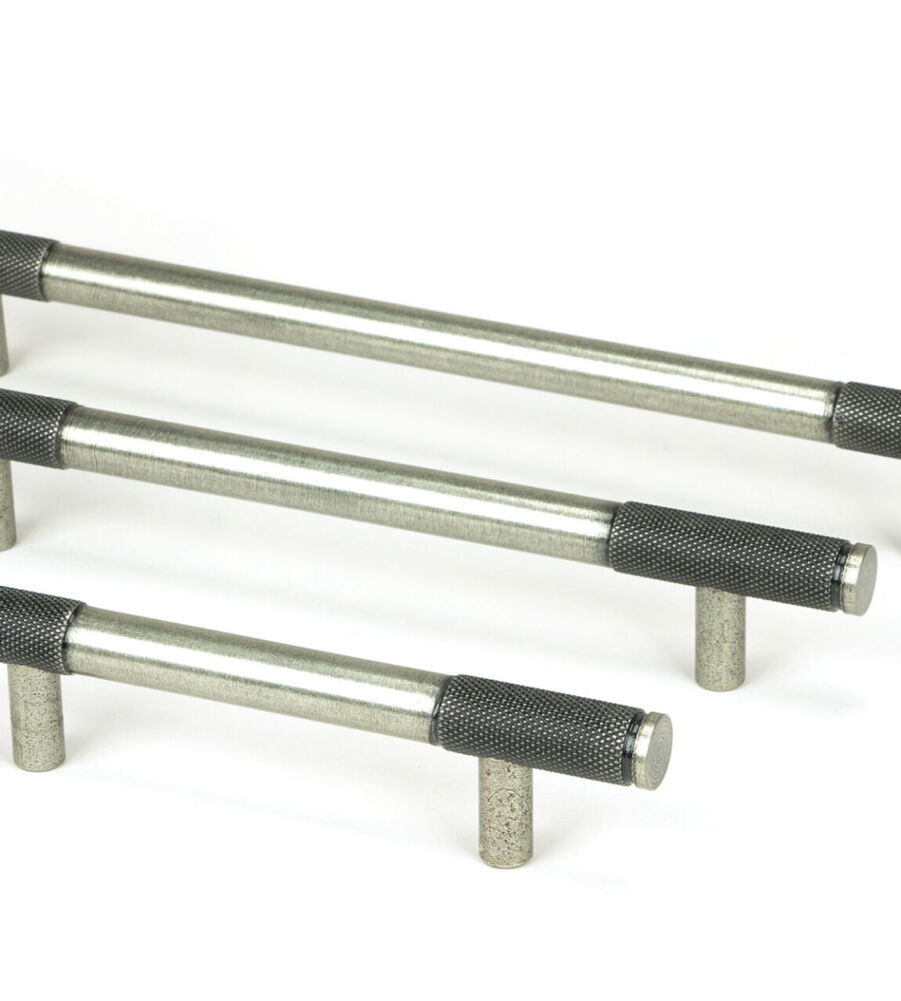 From The Anvil Pewter Half Brompton Pull Handle - Small - Image 6