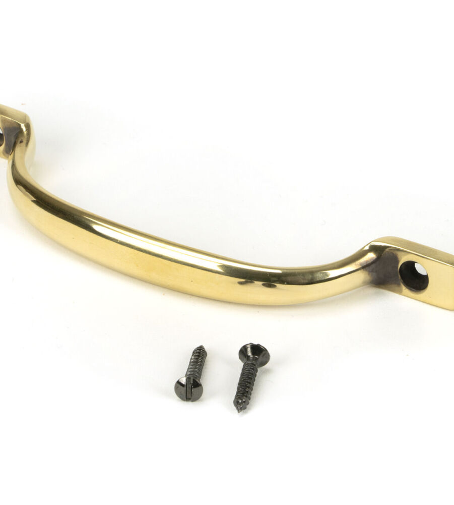 From The Anvil Aged Brass Slim Sash Pull - Image 3