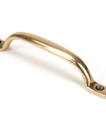 From The Anvil Polished Bronze Slim Sash Pull