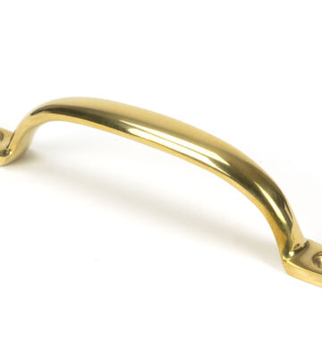 From The Anvil Polished Brass Slim Sash Pull