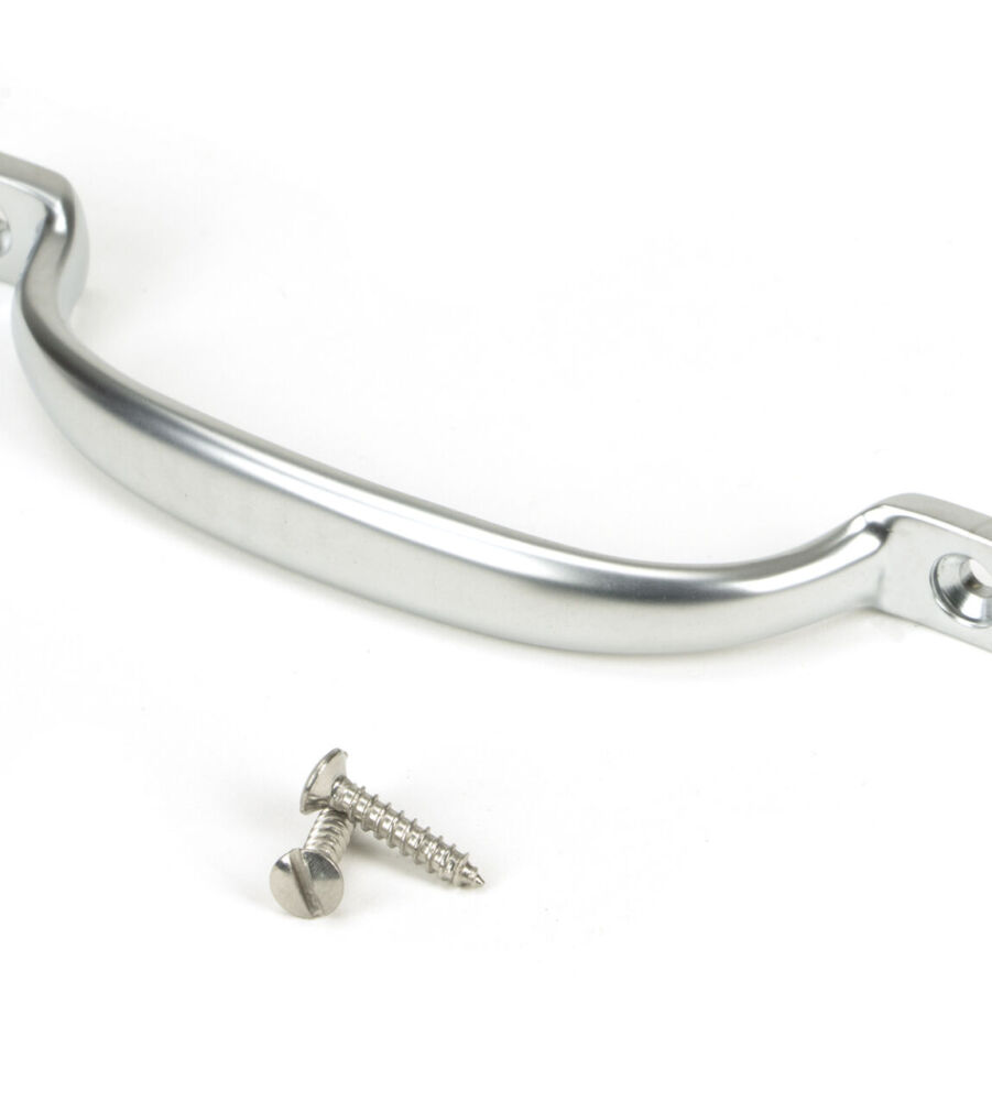 From The Anvil Satin Chrome Slim Sash Pull - Image 3