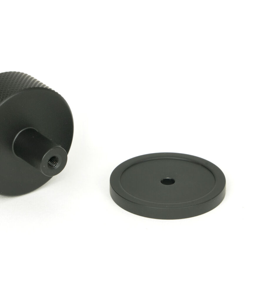From The Anvil Matt Black Brompton Cabinet Knob - 38mm (Plain) - Image 5