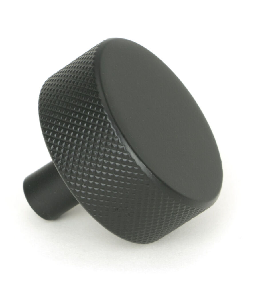 From The Anvil Matt Black Brompton Cabinet Knob - 38mm (No rose) - Image 3