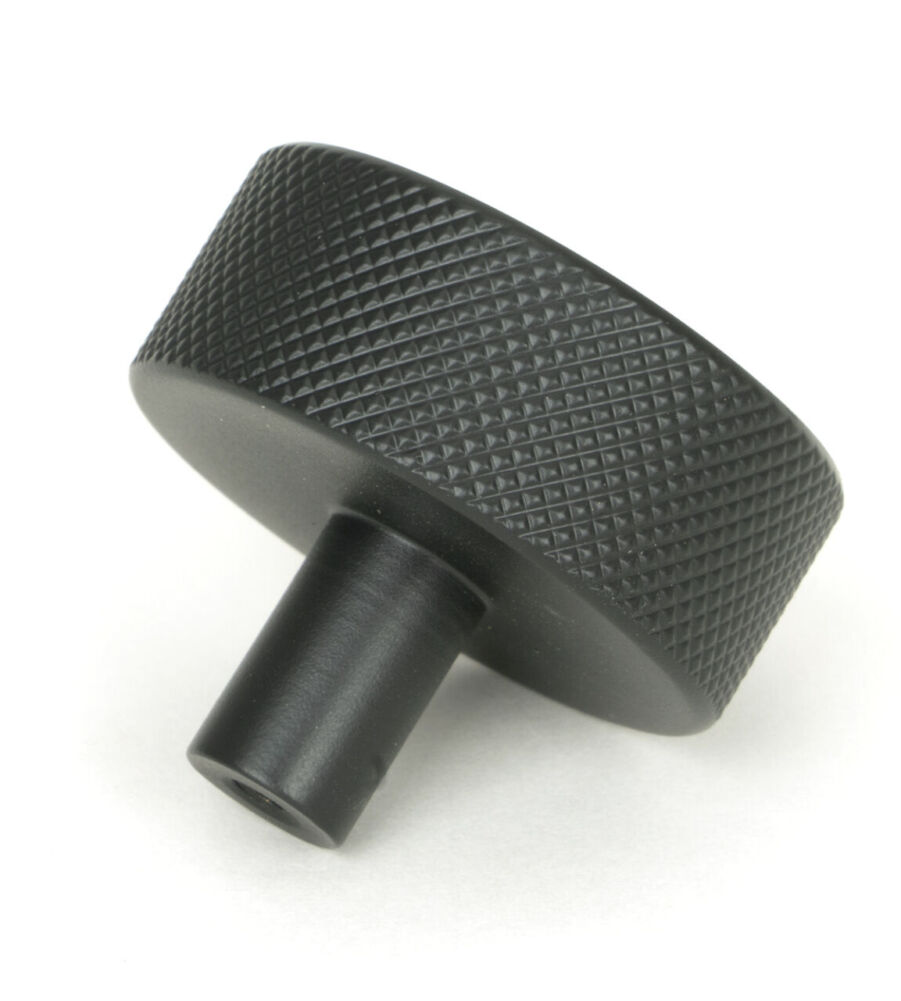 From The Anvil Matt Black Brompton Cabinet Knob - 38mm (No rose) - Image 4