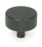 From The Anvil Matt Black Brompton Cabinet Knob - 38mm (No rose)