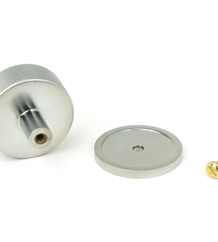 From The Anvil Satin Chrome Brompton Cabinet Knob - 38mm (Plain) - Image 5