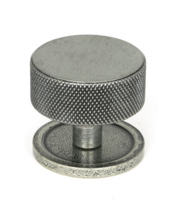 From The Anvil Pewter Brompton Cabinet Knob – 38mm (Plain)
