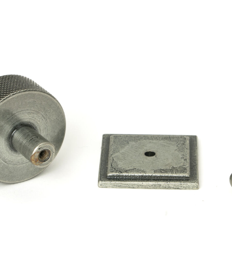 From The Anvil Pewter Brompton Cabinet Knob - 38mm (Square) - Image 5
