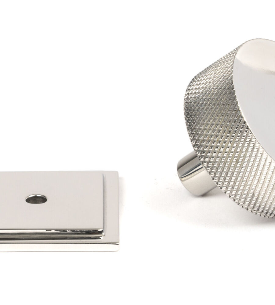 From The Anvil Polished SS (304) Brompton Cabinet Knob - 38mm (Square) - Image 3