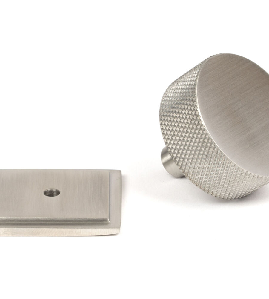 From The Anvil Satin SS (304) Brompton Cabinet Knob - 38mm (Square) - Image 3