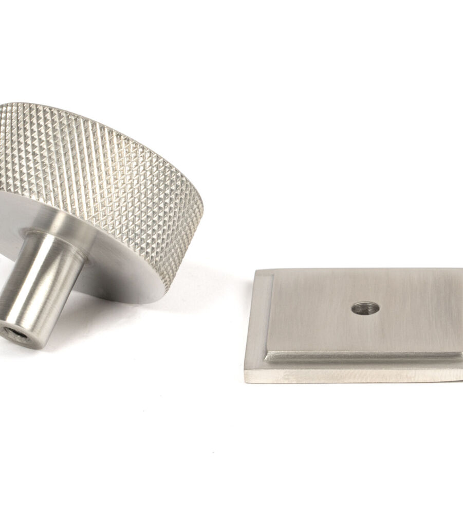 From The Anvil Satin SS (304) Brompton Cabinet Knob - 38mm (Square) - Image 4