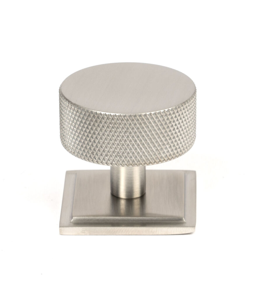 From The Anvil Satin SS (304) Brompton Cabinet Knob - 38mm (Square)