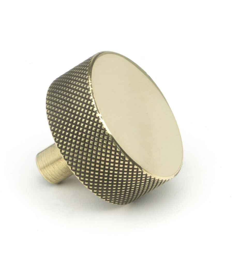 From The Anvil Aged Brass Brompton Cabinet Knob - 38mm (No rose) - Image 3