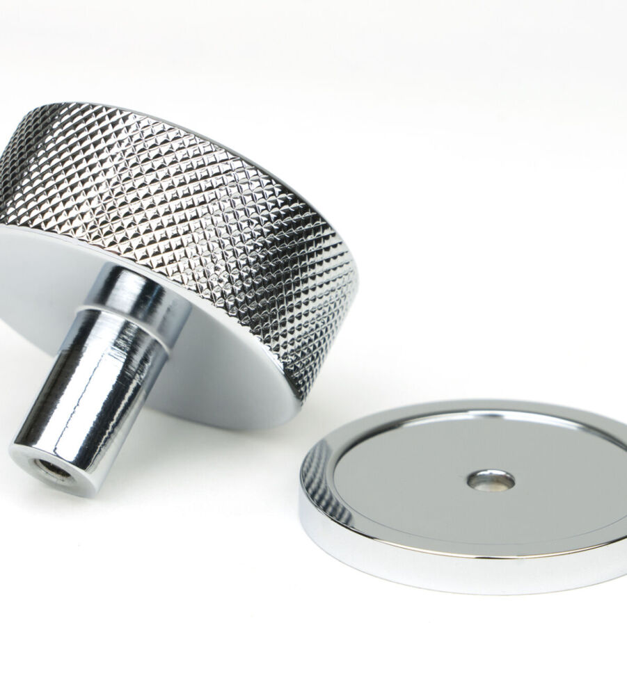 From The Anvil Polished Chrome Brompton Cabinet Knob - 38mm (Plain) - Image 5