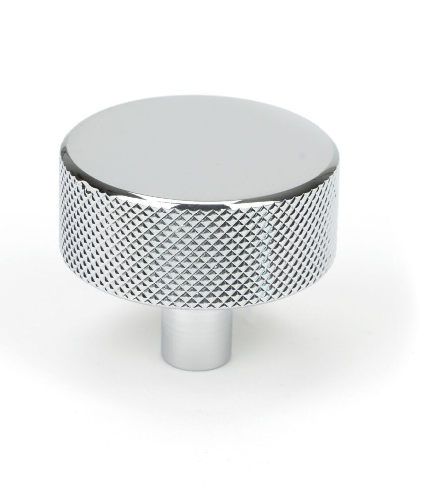 From The Anvil Polished Chrome Brompton Cabinet Knob - 38mm (No rose)