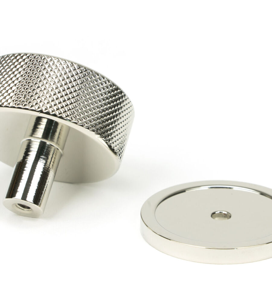From The Anvil Polished Nickel Brompton Cabinet Knob - 38mm (Plain) - Image 4