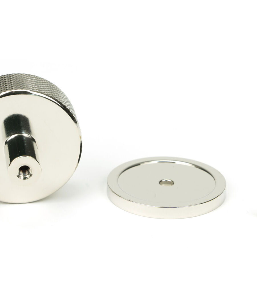 From The Anvil Polished Nickel Brompton Cabinet Knob - 38mm (Plain) - Image 5