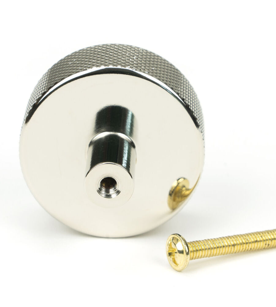 From The Anvil Polished Nickel Brompton Cabinet Knob - 38mm (No rose) - Image 5