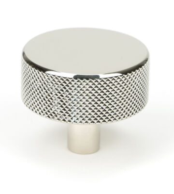 From The Anvil Polished Nickel Brompton Cabinet Knob – 38mm (No rose)