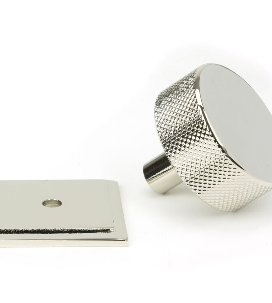 From The Anvil Polished Nickel Brompton Cabinet Knob - 38mm (Square) - Image 3