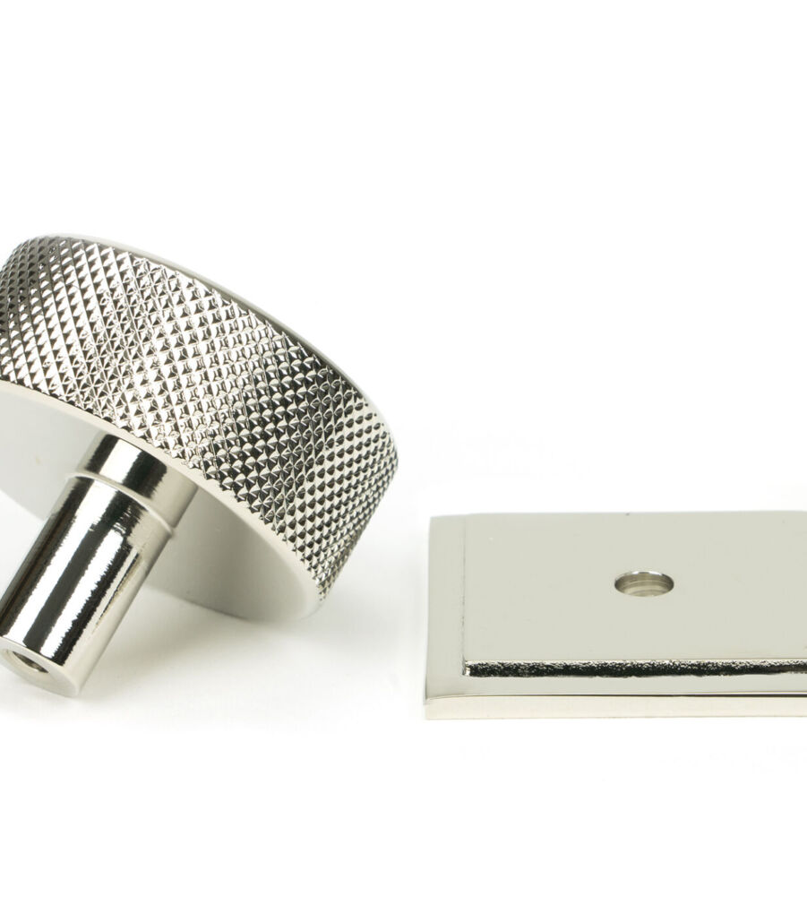 From The Anvil Polished Nickel Brompton Cabinet Knob - 38mm (Square) - Image 4
